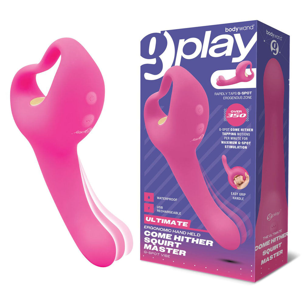 Bodywand G Play Ultimate Come Hither Squirt Master Pink 19 Cm Usb Rechargeable Vibrator