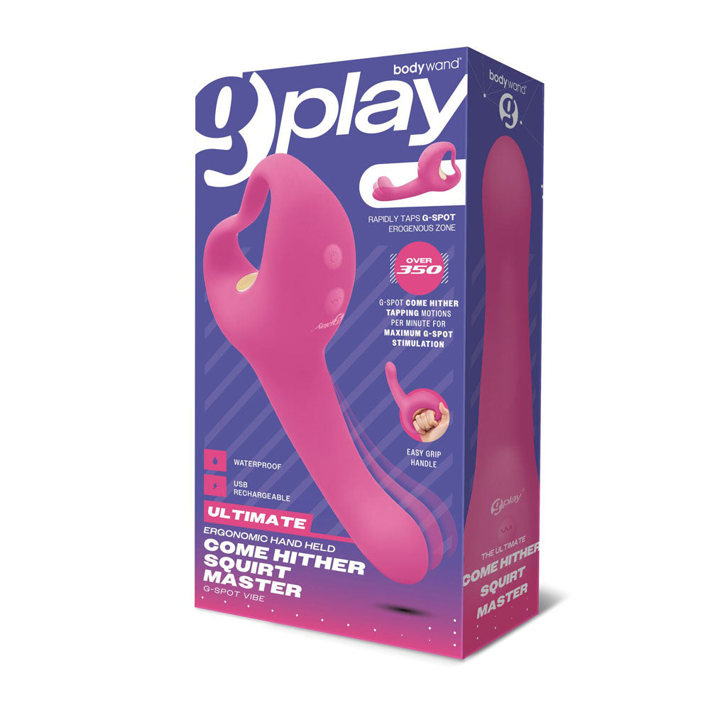 Bodywand G Play Ultimate Come Hither Squirt Master Pink 19 Cm Usb Rechargeable Vibrator
