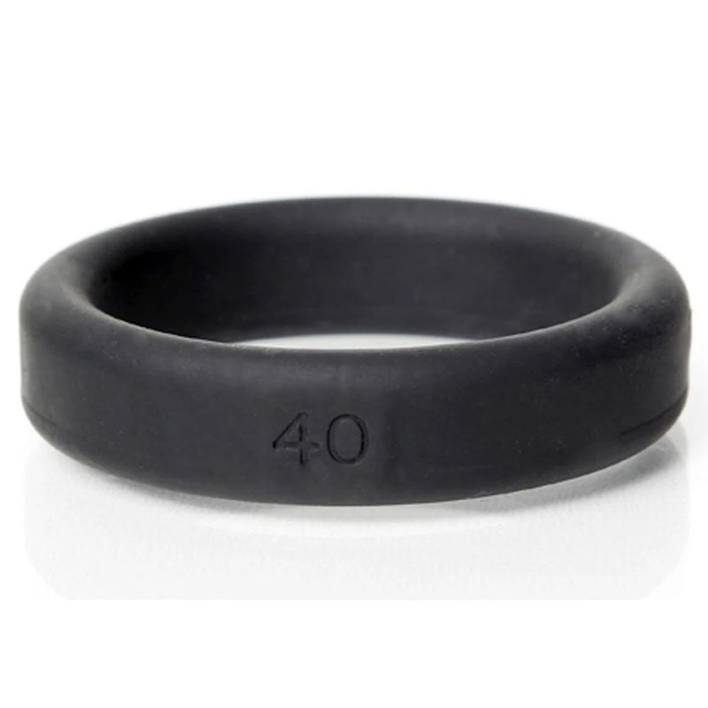 Boneyard Silicone Ring 5 Pcs Kit Black Cock Rings Set Of 5 Sizes