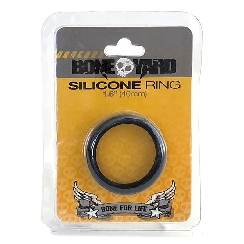 Boneyard Silicone Ring 40mm Black 40 Mm Cock Ring