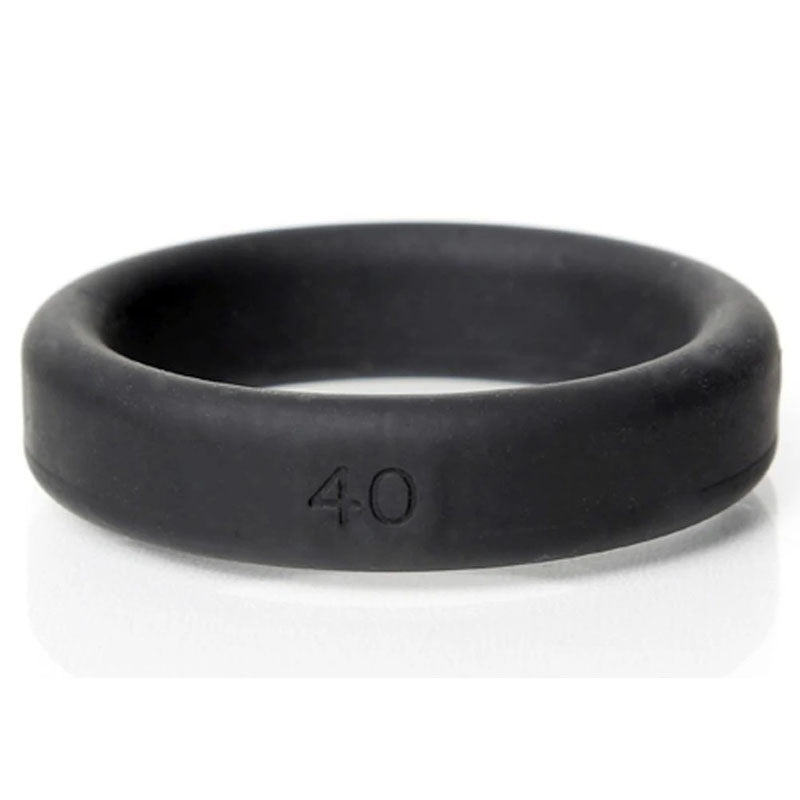 Boneyard Silicone Ring 40mm Black 40 Mm Cock Ring