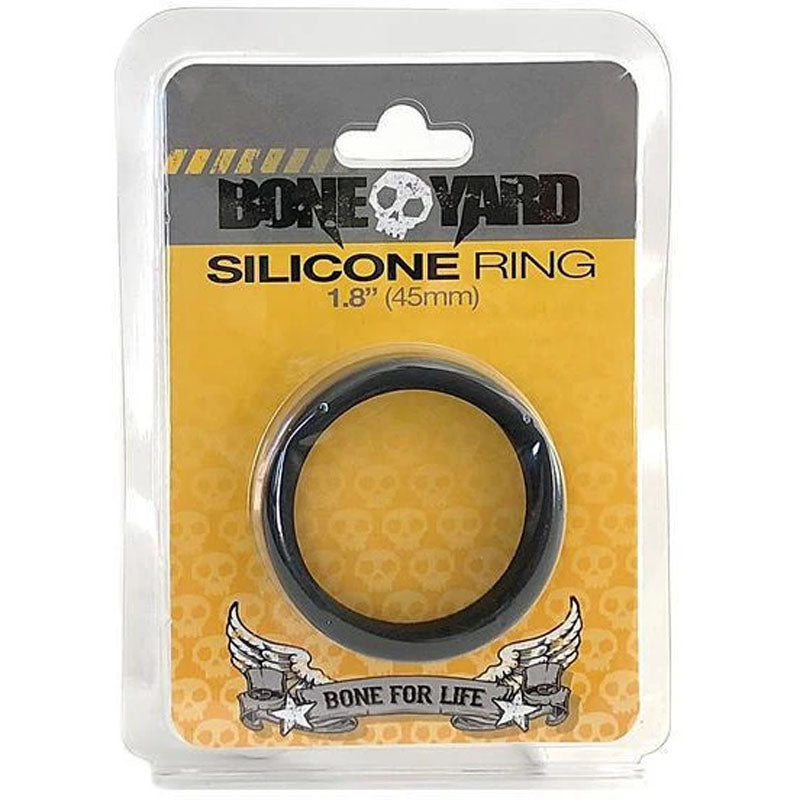 Boneyard Silicone Ring 45mm Black 45 Mm Cock Ring