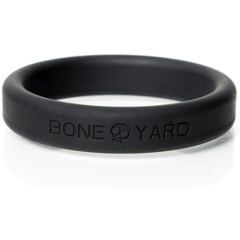 Boneyard Silicone Ring 50mm Black 50 Mm Cock Ring
