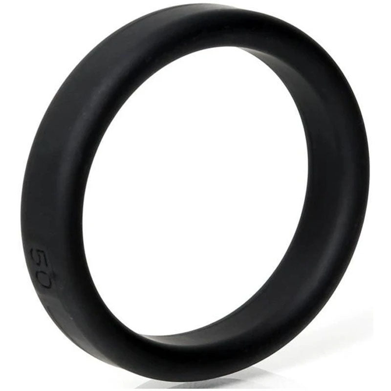 Boneyard Silicone Ring 50mm Black 50 Mm Cock Ring