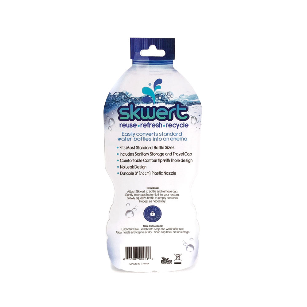 Boneyard Skwert 1 Piece Douche Nozzle Blue Douche Nozzle For Water Bottles