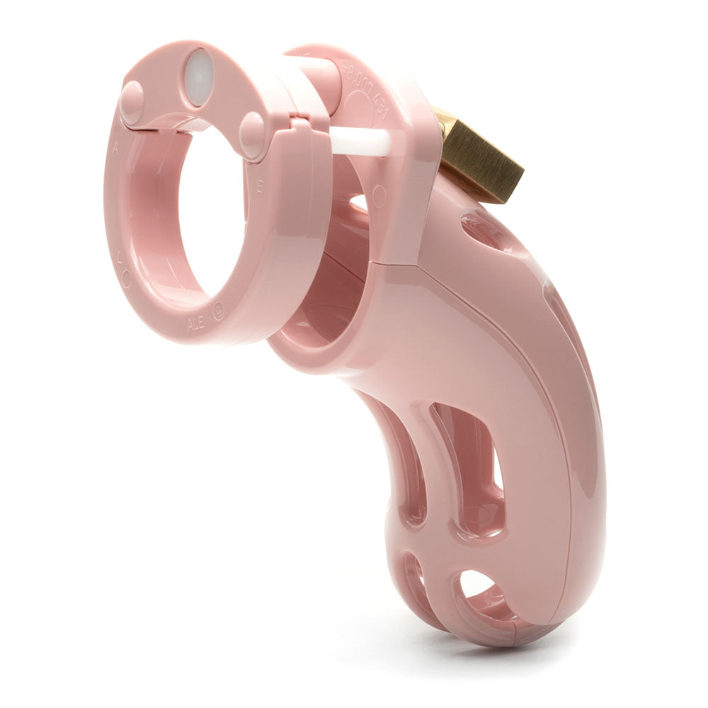 The Curve Chastity Cock Cage Kit Pink Pink 3.75 Inch Cock Cage Kit