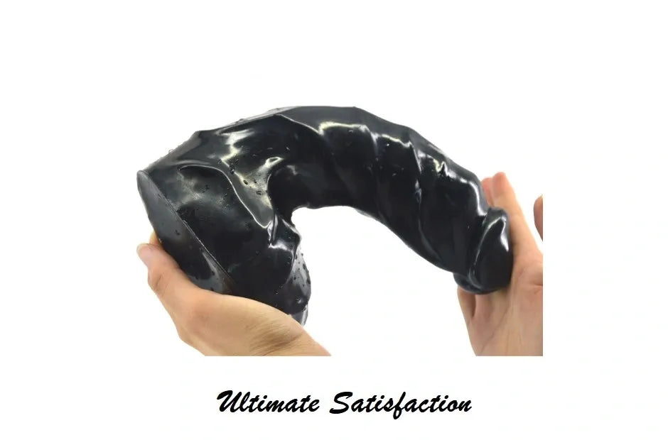 Thick Realistic Penis Dildo Black