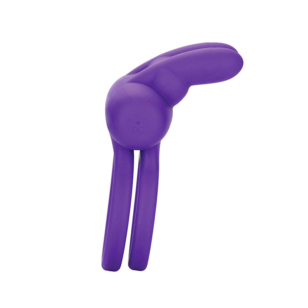 Adam & Eve Rockin' Rabbit Purple Usb Rechargeable Cock & Balls Ring