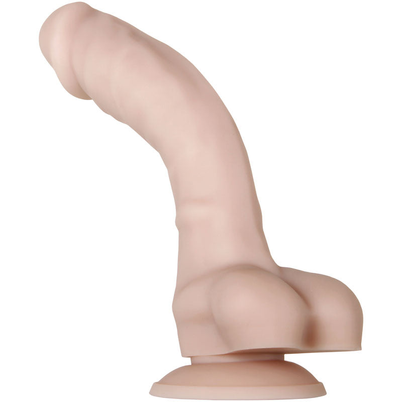 Evolved Real Supple Silicone Poseable 8.25'' Flesh 21 Cm Poseable Silicone Dong