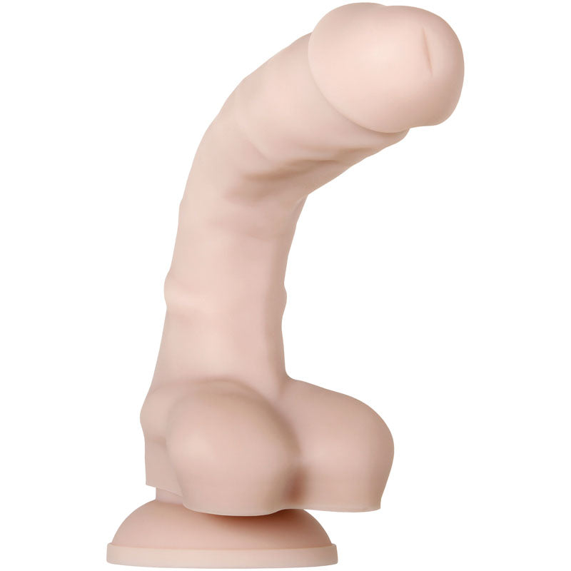 Evolved Real Supple Silicone Poseable 8.25'' Flesh 21 Cm Poseable Silicone Dong