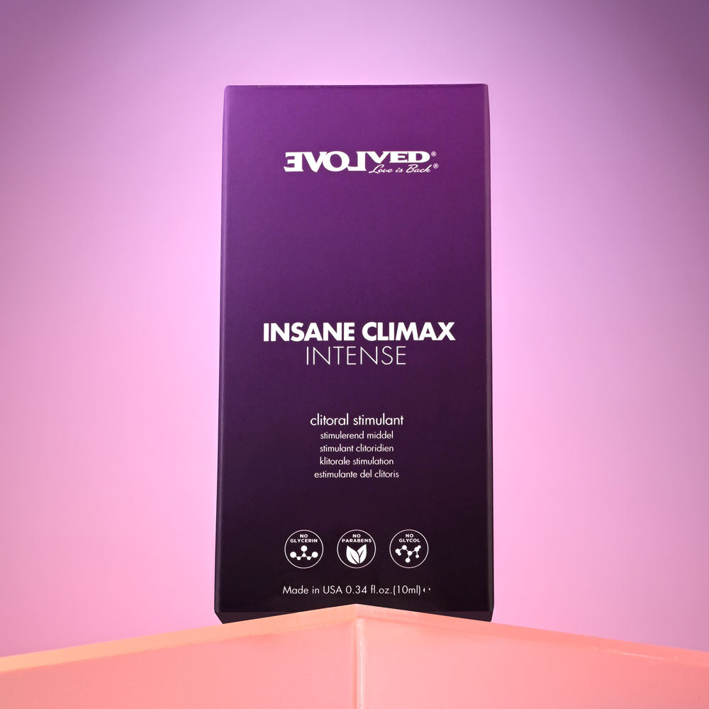 Evolved Insane Climax Intense Clitoral Stimulation Gel 10 Ml Tube