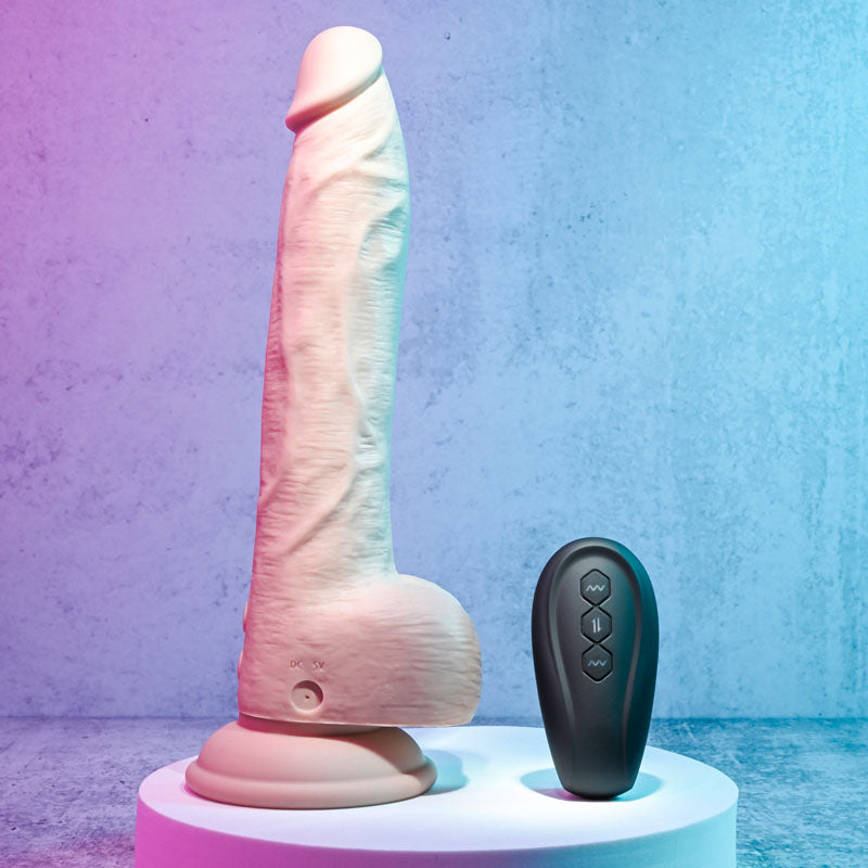 Evolved Thrust In Me Light Flesh 23.5 Cm Usb Rechargeable Thrusting Dong