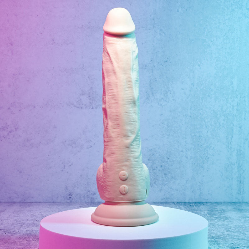 Evolved Thrust In Me Light Flesh 23.5 Cm Usb Rechargeable Thrusting Dong