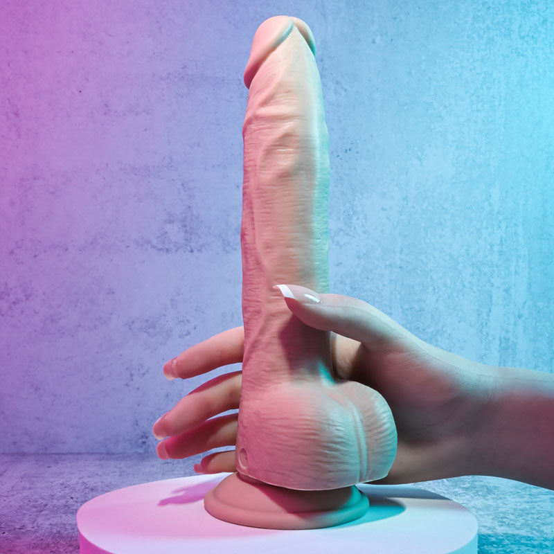 Evolved Thrust In Me Light Flesh 23.5 Cm Usb Rechargeable Thrusting Dong