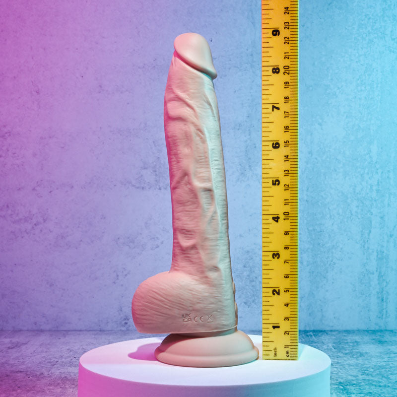 Evolved Thrust In Me Light Flesh 23.5 Cm Usb Rechargeable Thrusting Dong