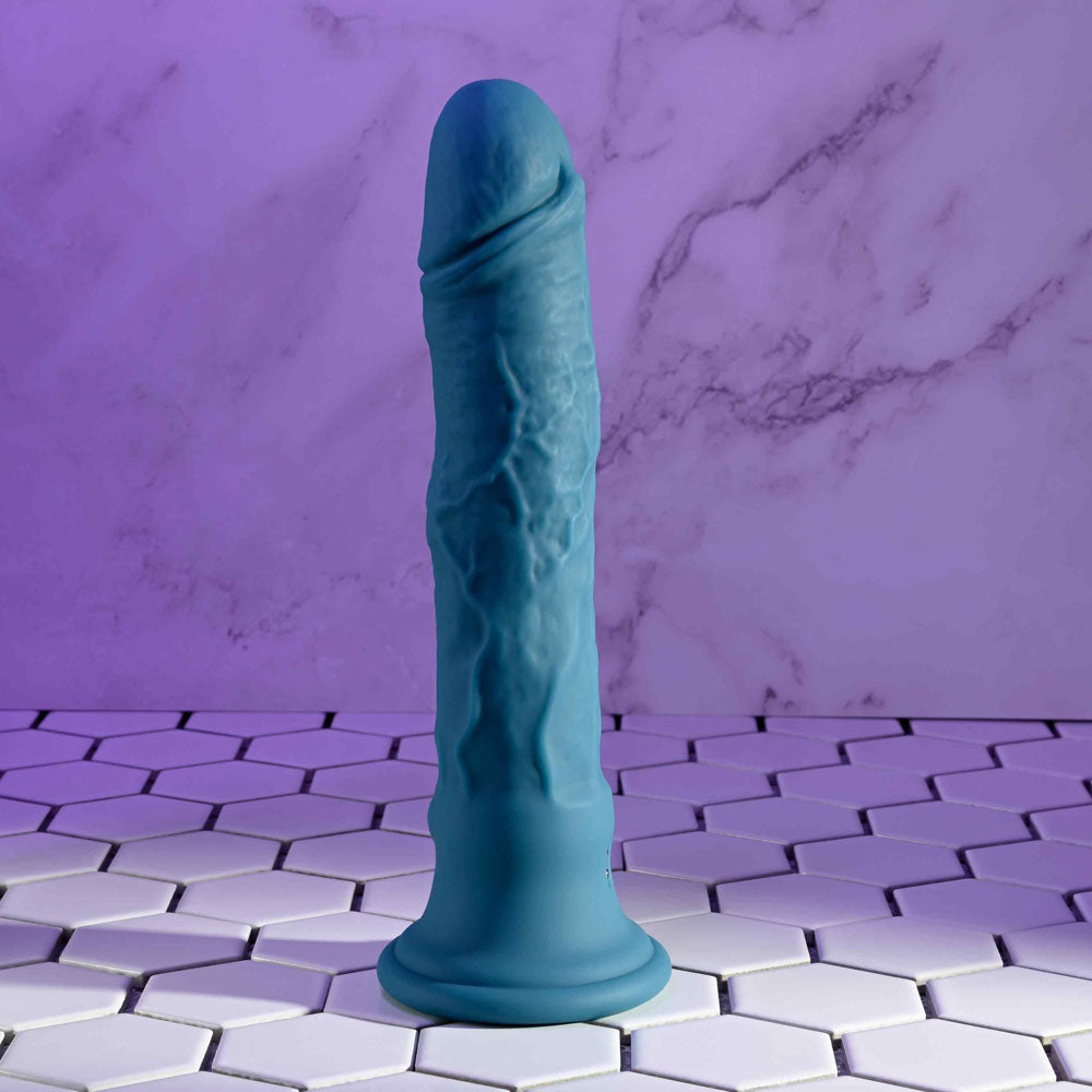 Evolved Tsunami Blue 18.4 Cm Usb Rechargeable Vibrating Dong With Remote Control