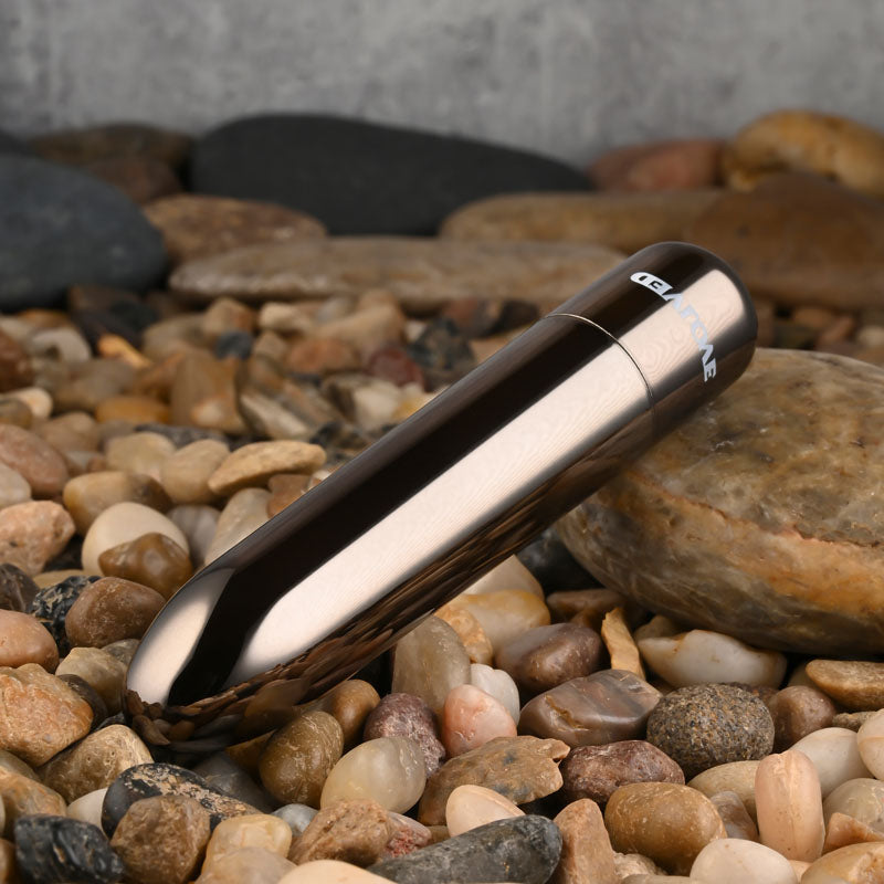 Evolved Real Simple Black Chrome 10 Cm Usb Rechargeable Bullet