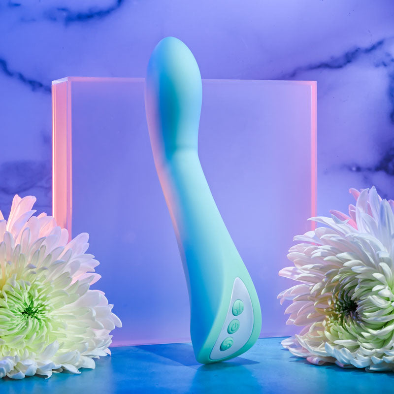Evolved Come With Me Teal 20.3 Cm Usb Rechargeable Vibrator With Flicking Head