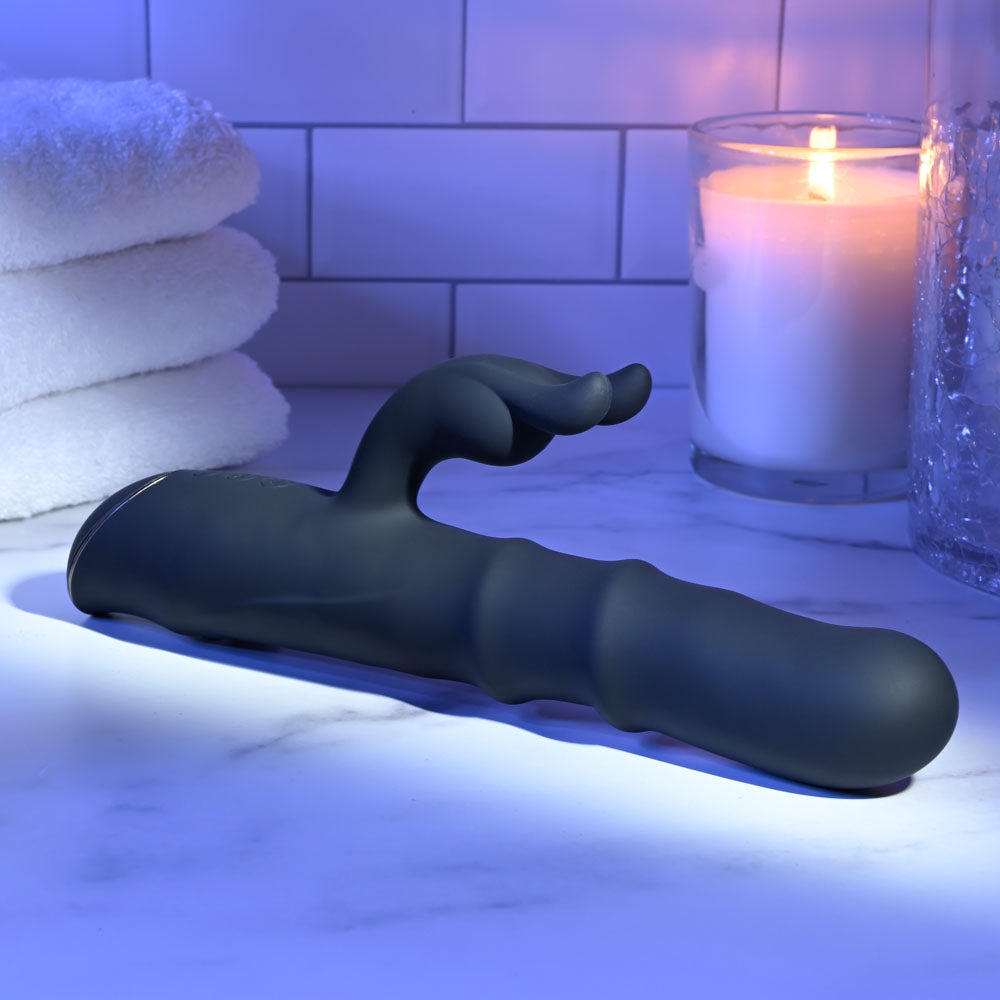 Evolved Ringmaster Black 23.1 Cm Usb Rechargeable Rabbit Vibrator