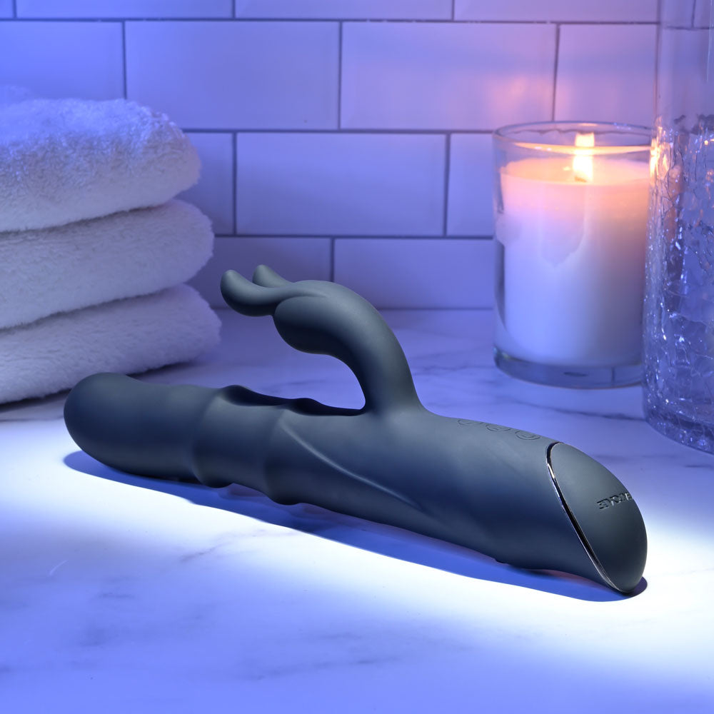 Evolved Ringmaster Black 23.1 Cm Usb Rechargeable Rabbit Vibrator