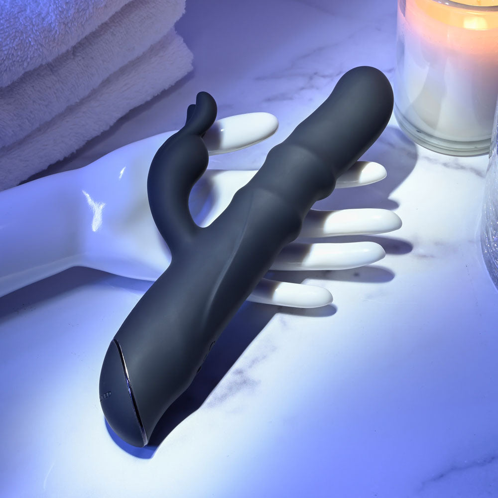 Evolved Ringmaster Black 23.1 Cm Usb Rechargeable Rabbit Vibrator
