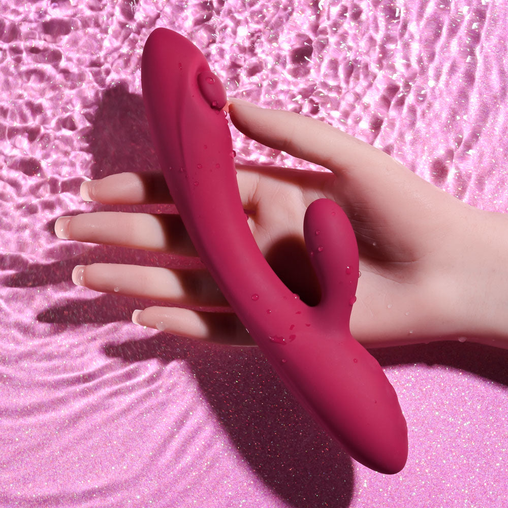 Evolved Jammin' G Burgundy 20.1 Cm Usb Rechargeable Rabbit Vibrator