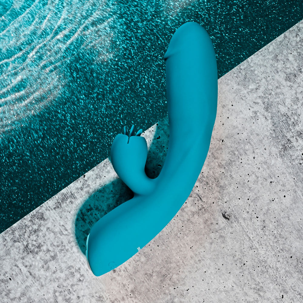 Evolved Fierce Flicker Blue 19.5 Cm Usb Rechargeable Rabbit Flicker Vibrator