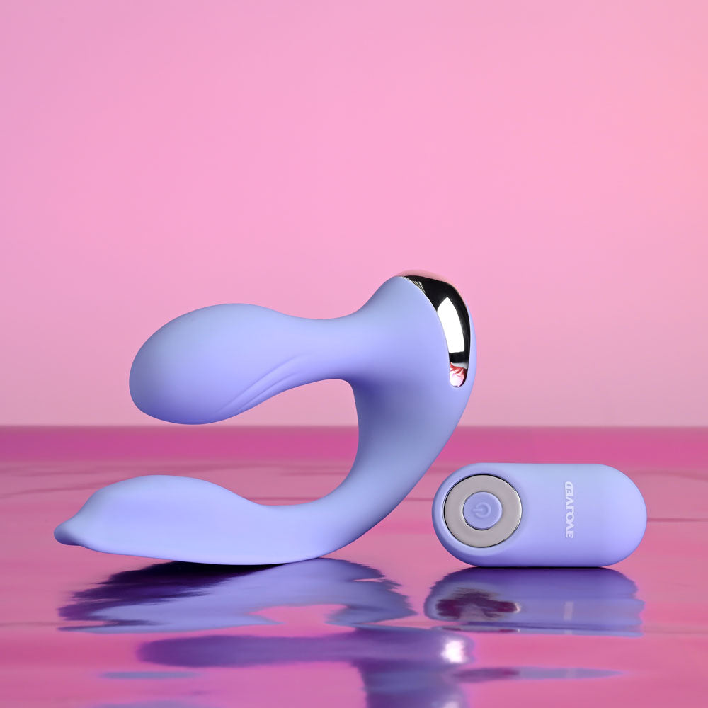 Evolved Every Way Play Purple 12.8 Cm Usb Rechargeable Rabbit Vibrator With Wireless Remote Control