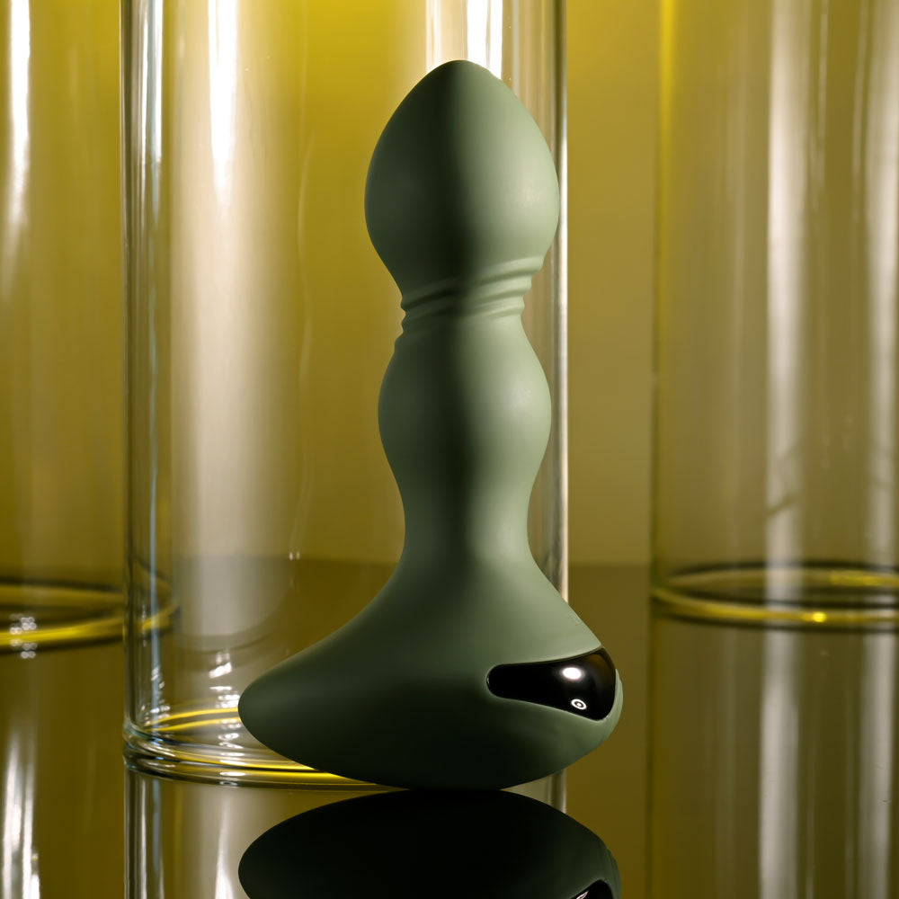 Evolved Lieutenant Green 12.2 Cm Usb Rechargeable Vibrating Butt Plug