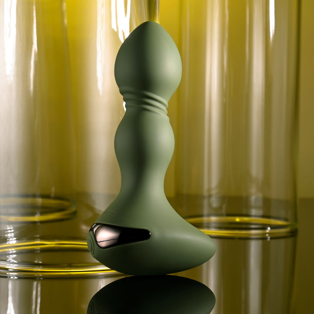 Evolved Lieutenant Green 12.2 Cm Usb Rechargeable Vibrating Butt Plug