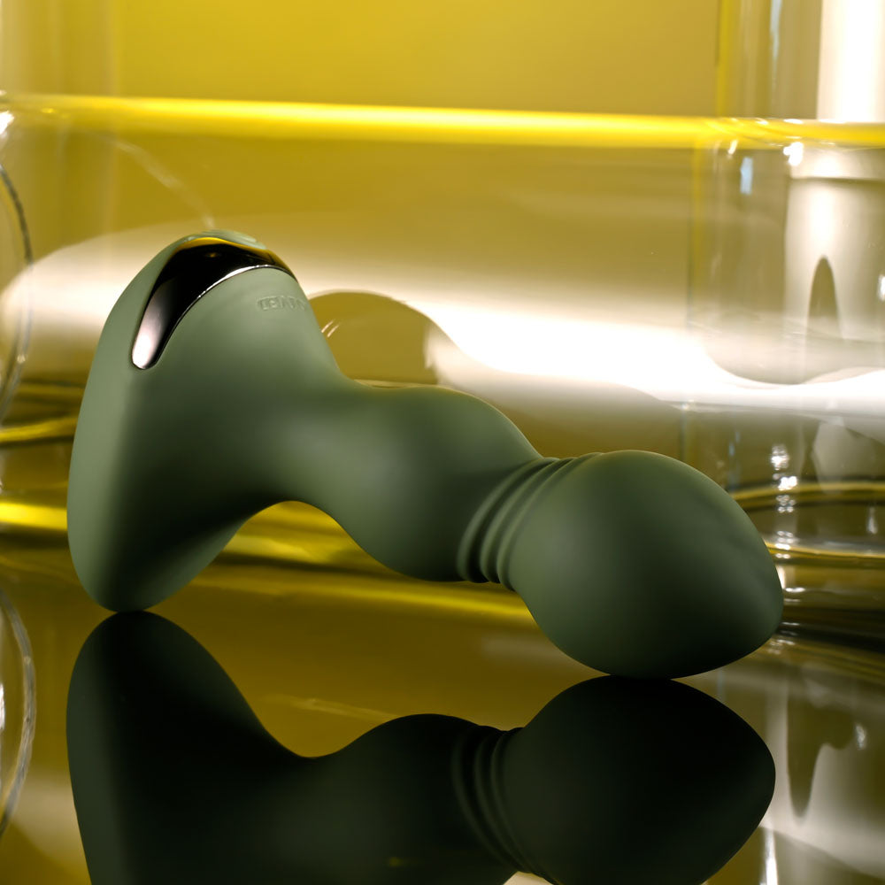 Evolved Lieutenant Green 12.2 Cm Usb Rechargeable Vibrating Butt Plug