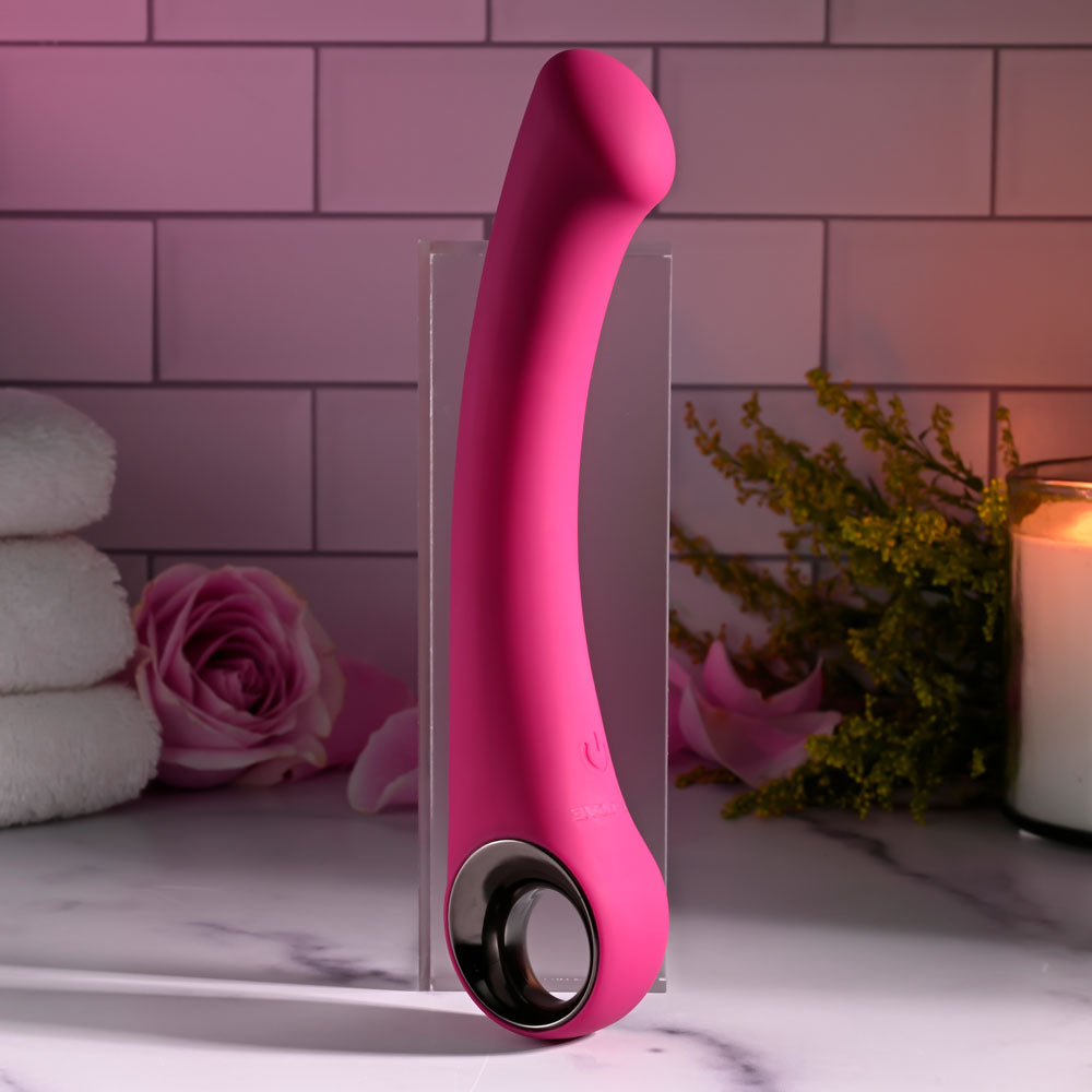Evolved Pleasure Curve Pink 19 Cm Usb Rechargeable Vibrator