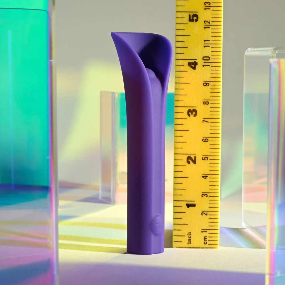 Evolved Full Coverage Purple 11.9 Cm Usb Rechargeable Bullet