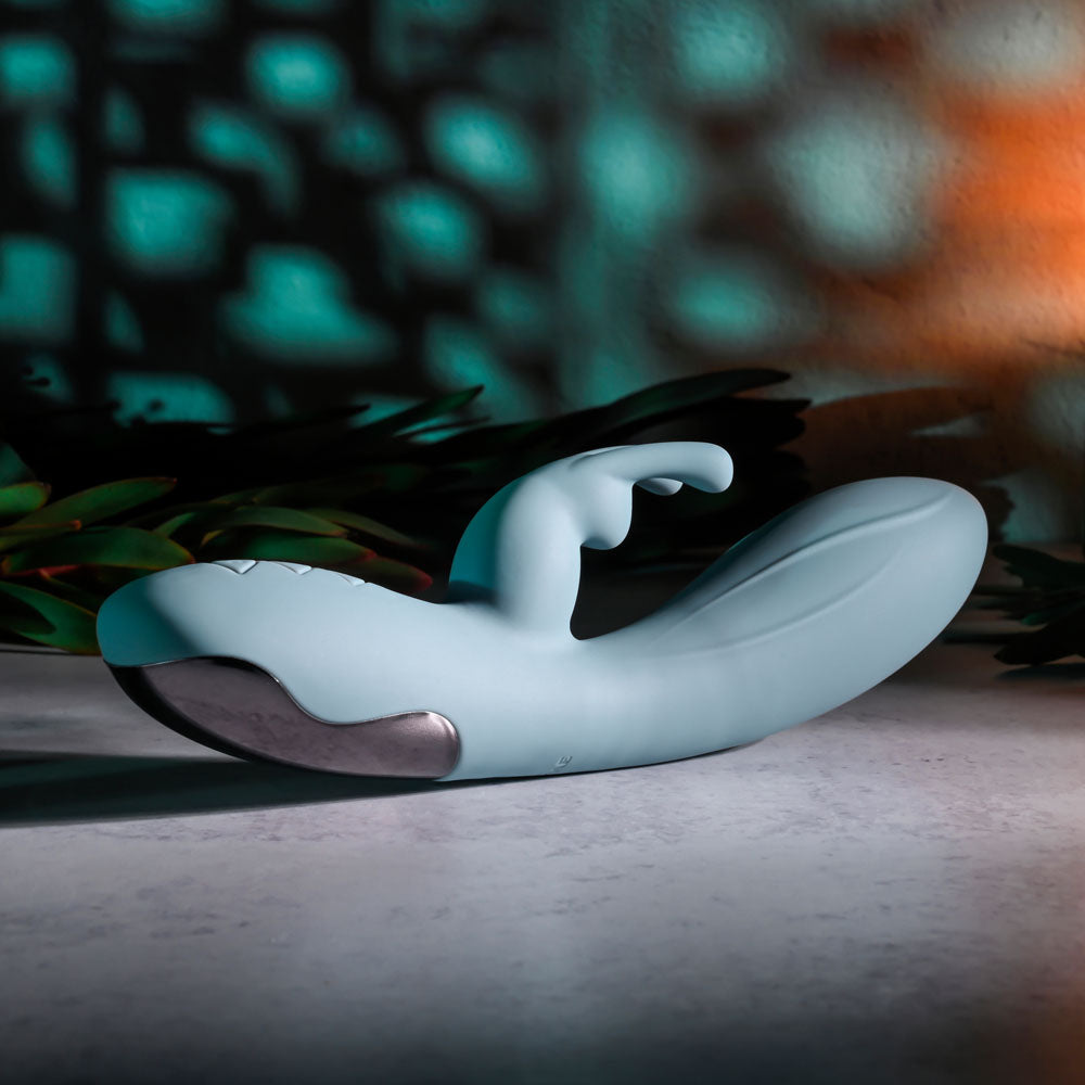 Evolved Boss Bunny Baby Blue 20.1 Cm Usb Rechargeable Rabbit Vibrator