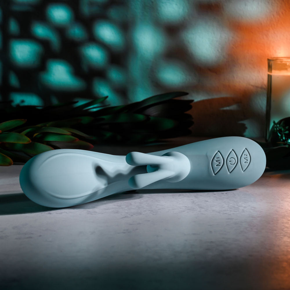 Evolved Boss Bunny Baby Blue 20.1 Cm Usb Rechargeable Rabbit Vibrator