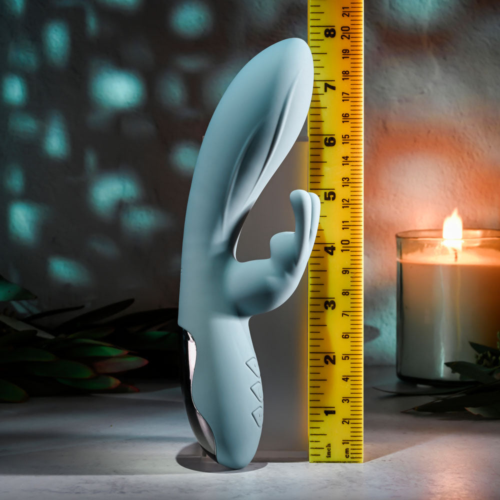 Evolved Boss Bunny Baby Blue 20.1 Cm Usb Rechargeable Rabbit Vibrator