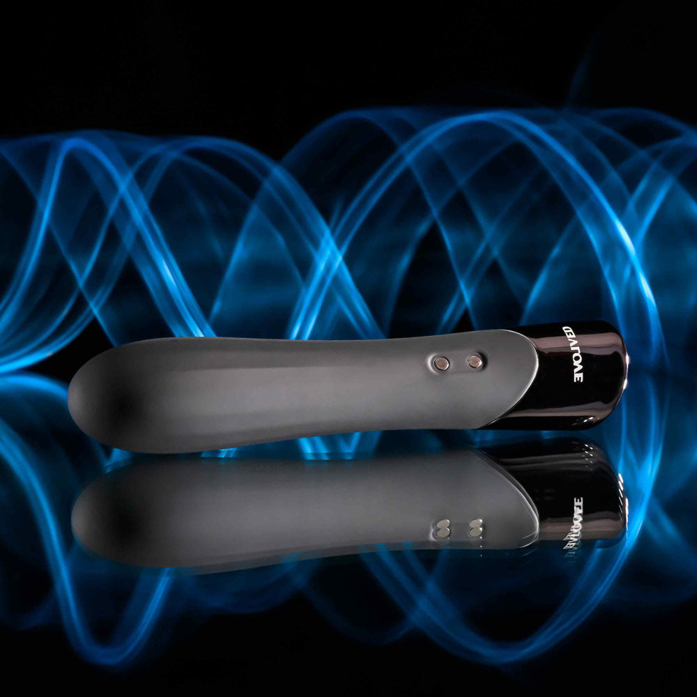 Evolved Back In Black Black 11.9 Cm Usb Rechargeable Bullet