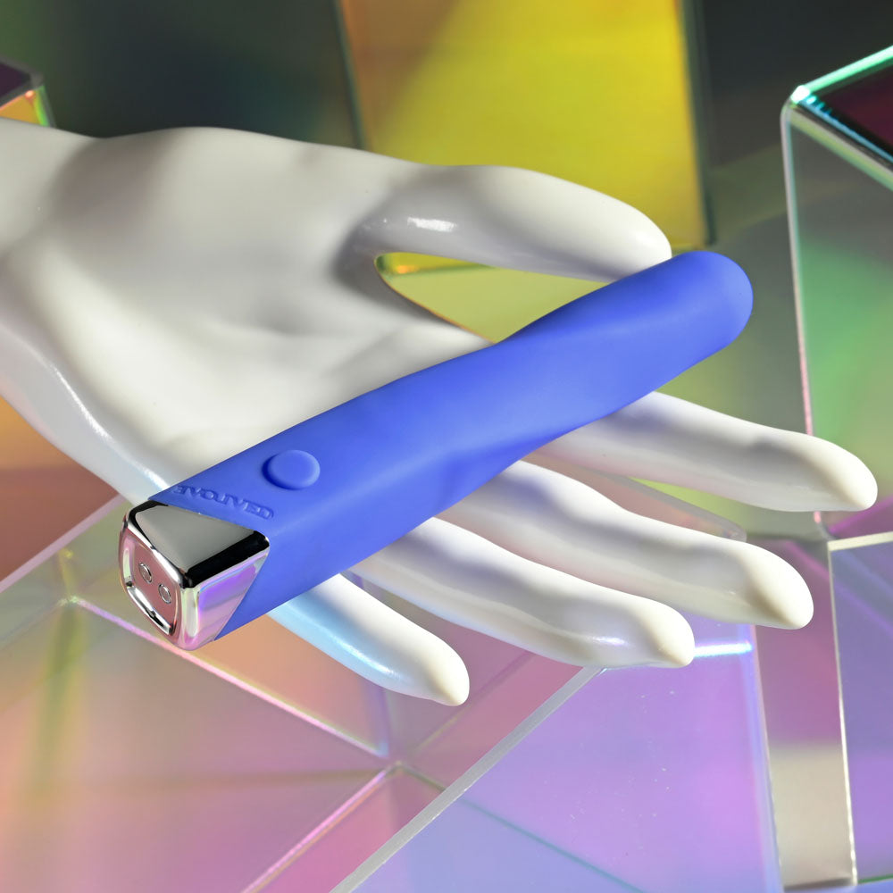 Evolved Twisted Temptation Blue 12 Cm Usb Rechargeable Bullet