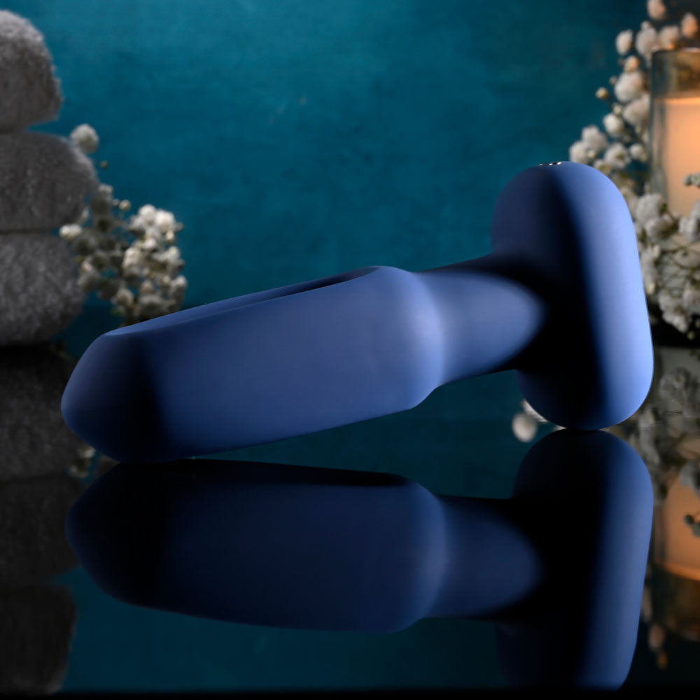 Evolved The Flapper Blue 14 Cm Usb Rechargeable Vibrating And Flapping Butt Plug With Remote