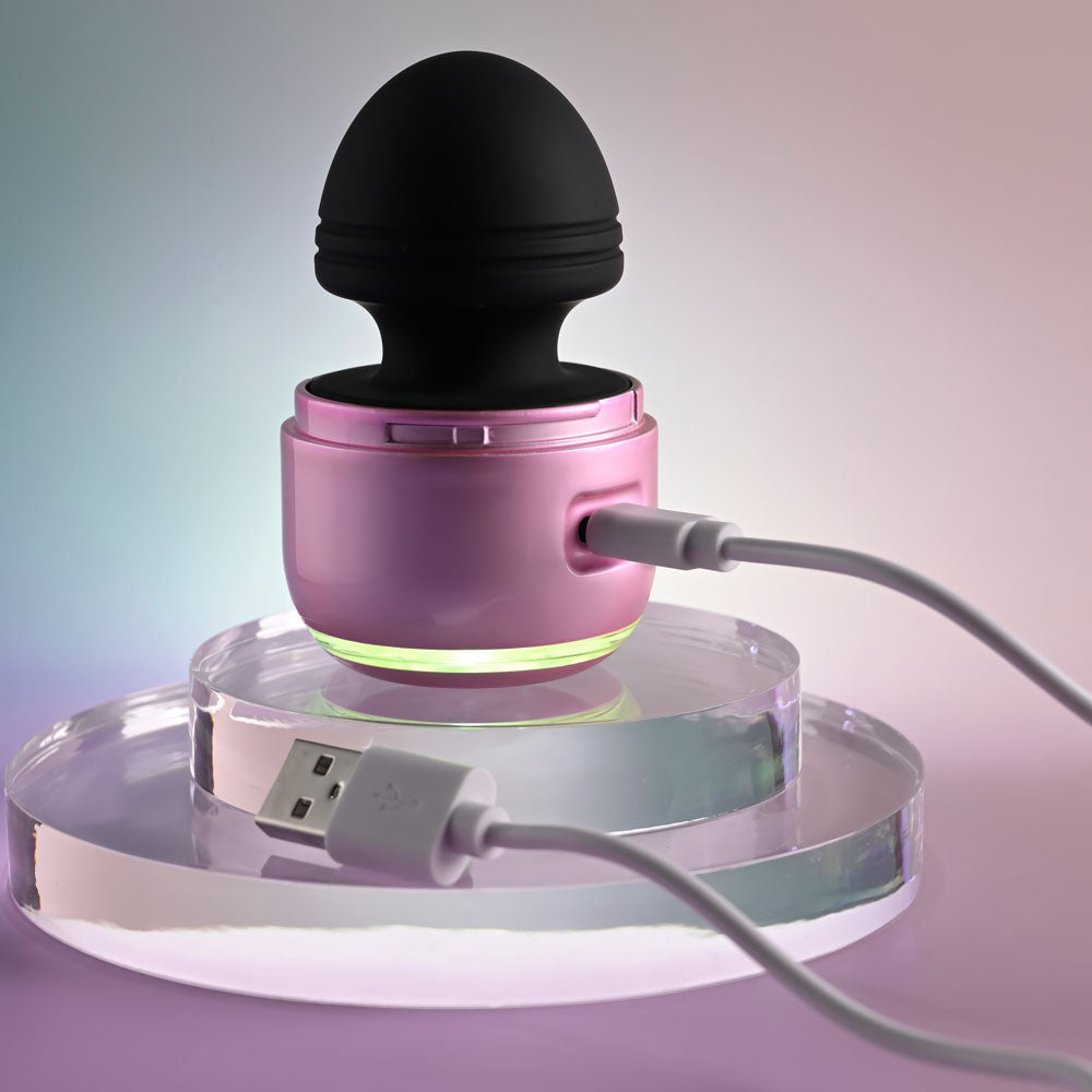 Evolved Vacation Vibes Vibrating Pink/Black 8.5 Cm Usb Rechargeable Vibrating Stimulator