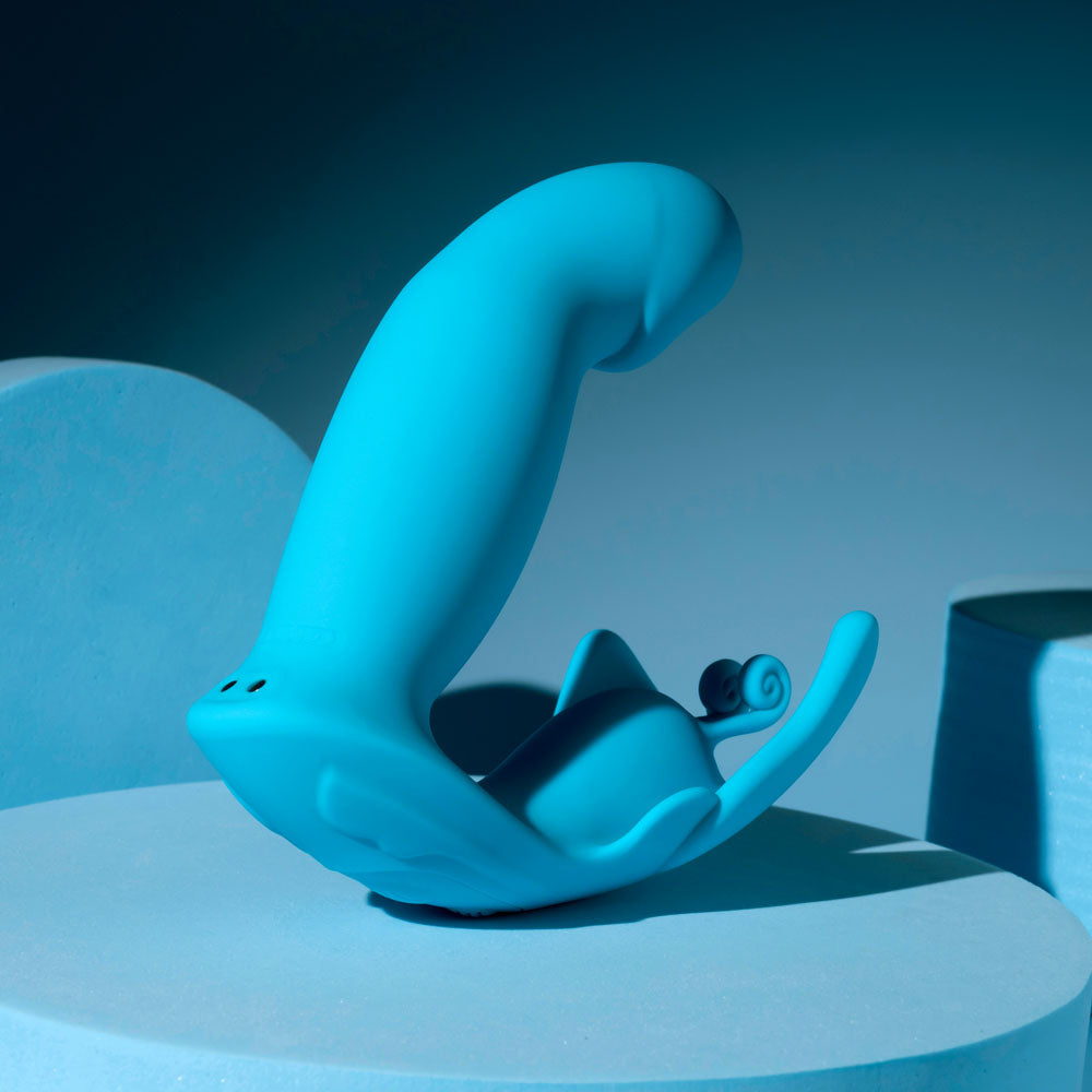 Evolved Spread Your Wings Blue Usb Rechargeable Wearable Butterfly Vibrator