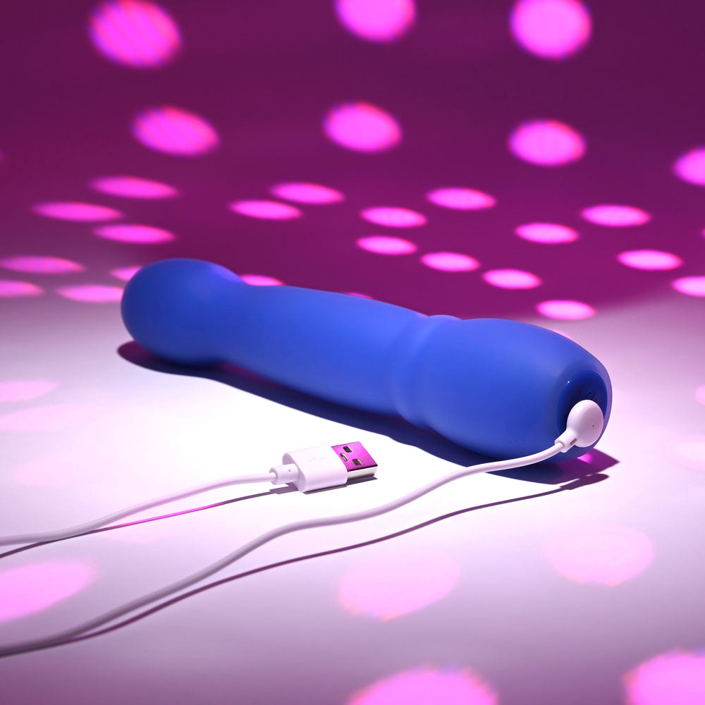 Evolved Disco Diva Blue 20.9 Cm Usb Rechargeable Light Up Vibrator