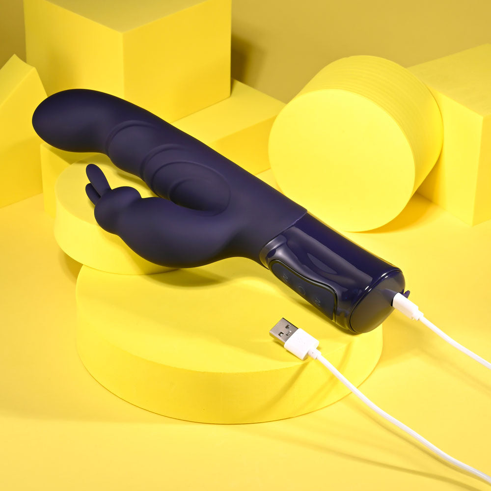 Evolved Big Deal Purple 25.7 Cm Usb Rechargeable Rabbit Vibrator