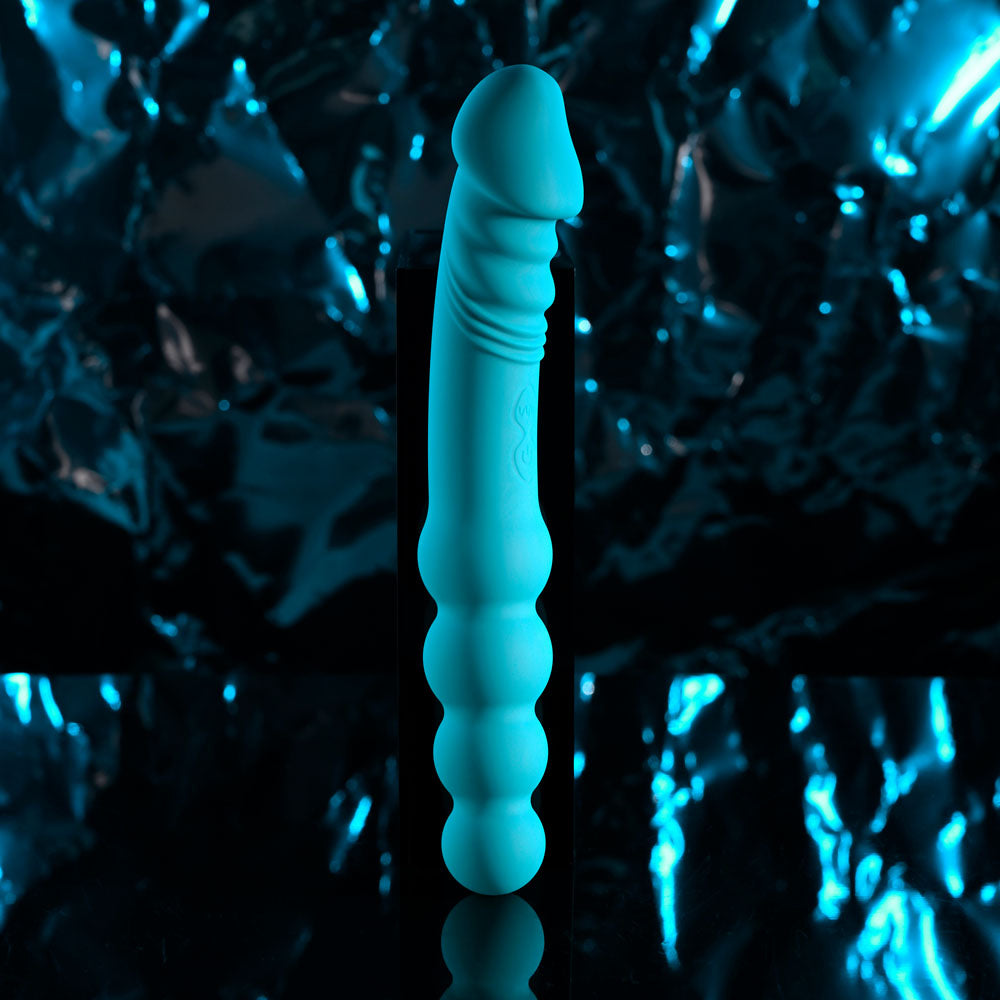 Evolved Flip Flop Blue 23.1 Cm Usb Rechargeable Dual Ended Vibrator