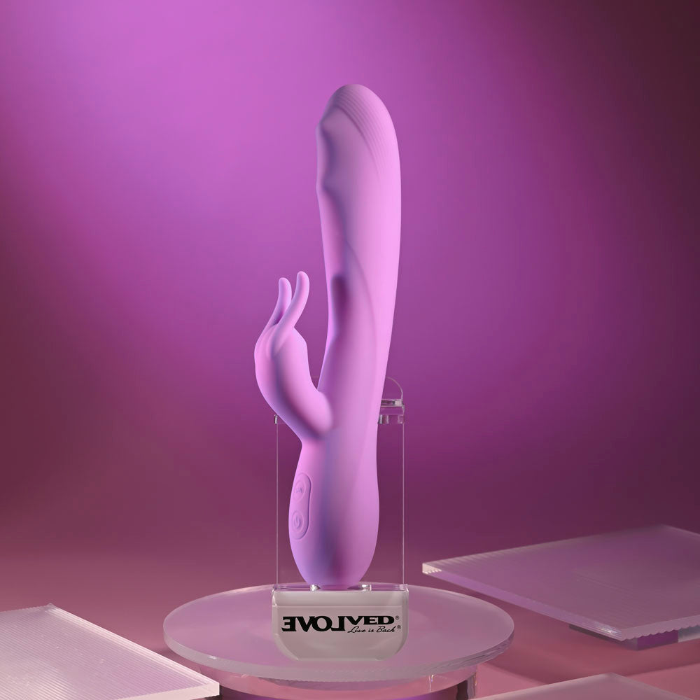 Evolved Bead The Way Pink 23.2 Cm Usb Rechargeable Rabbit Vibrator