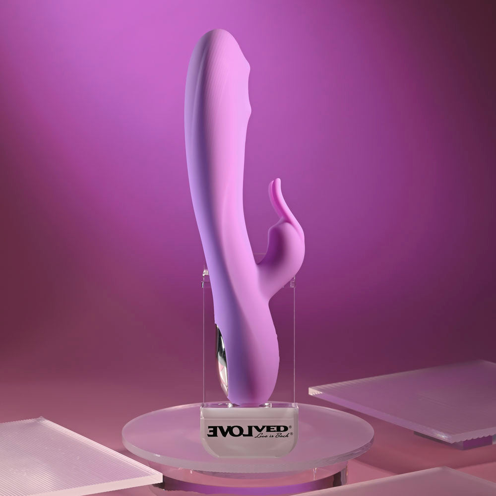 Evolved Bead The Way Pink 23.2 Cm Usb Rechargeable Rabbit Vibrator