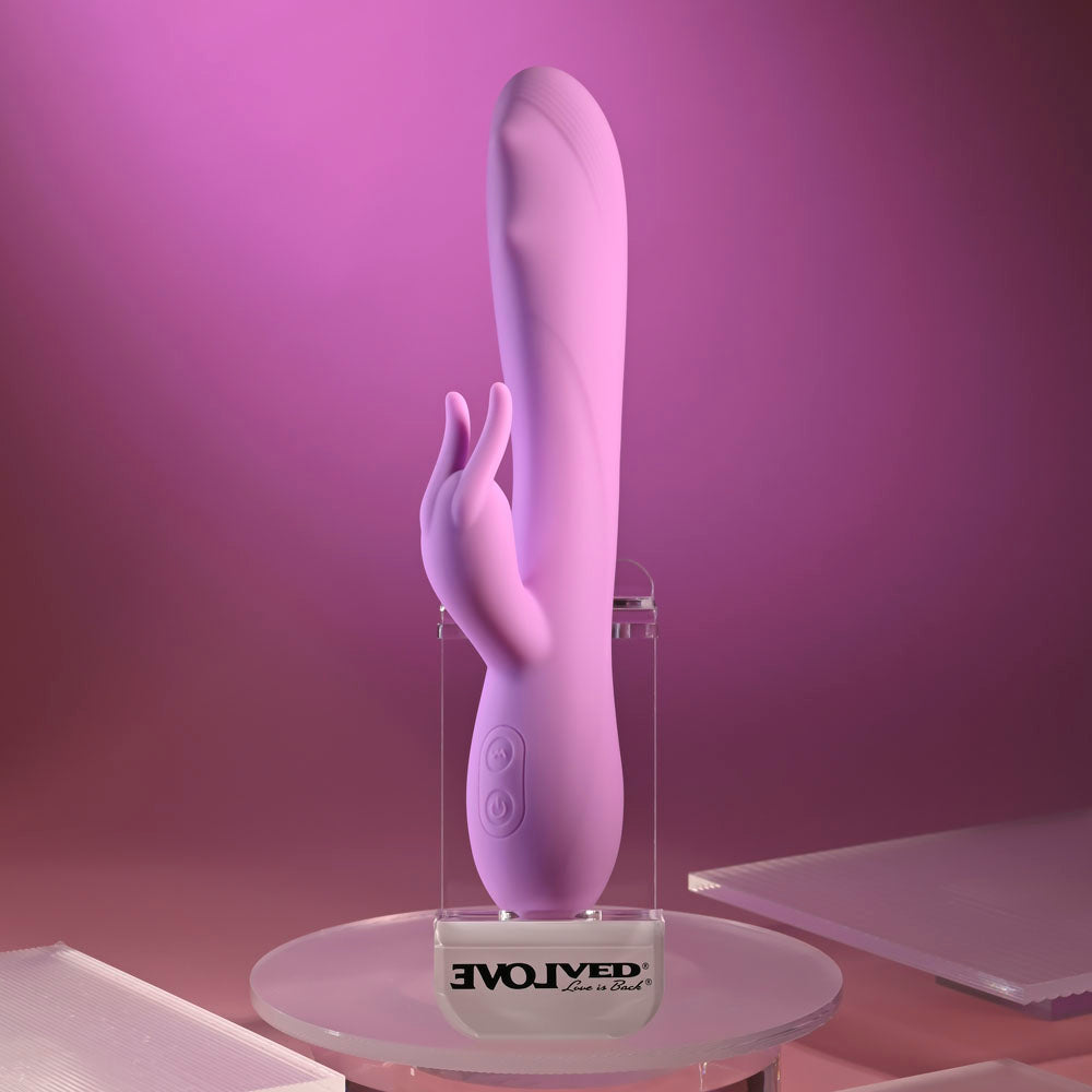 Evolved Bead The Way Pink 23.2 Cm Usb Rechargeable Rabbit Vibrator
