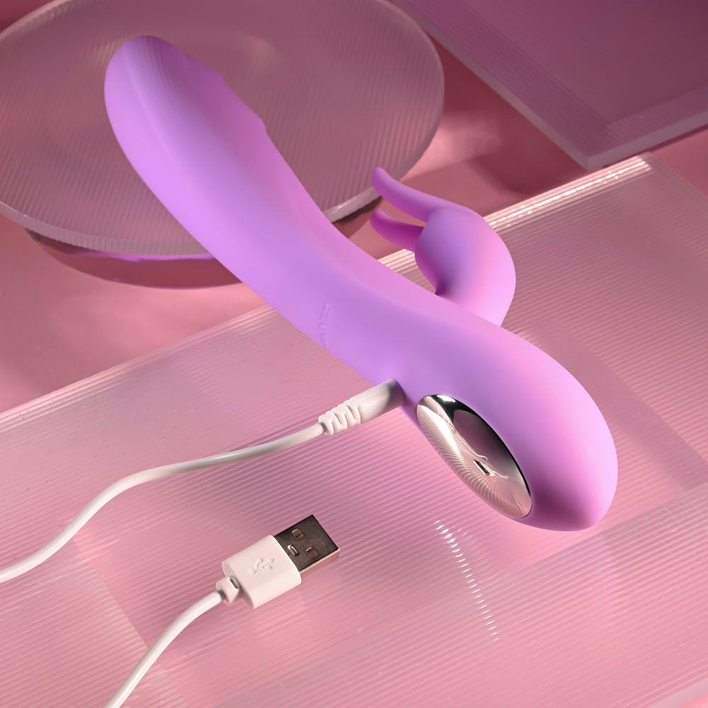 Evolved Bead The Way Pink 23.2 Cm Usb Rechargeable Rabbit Vibrator