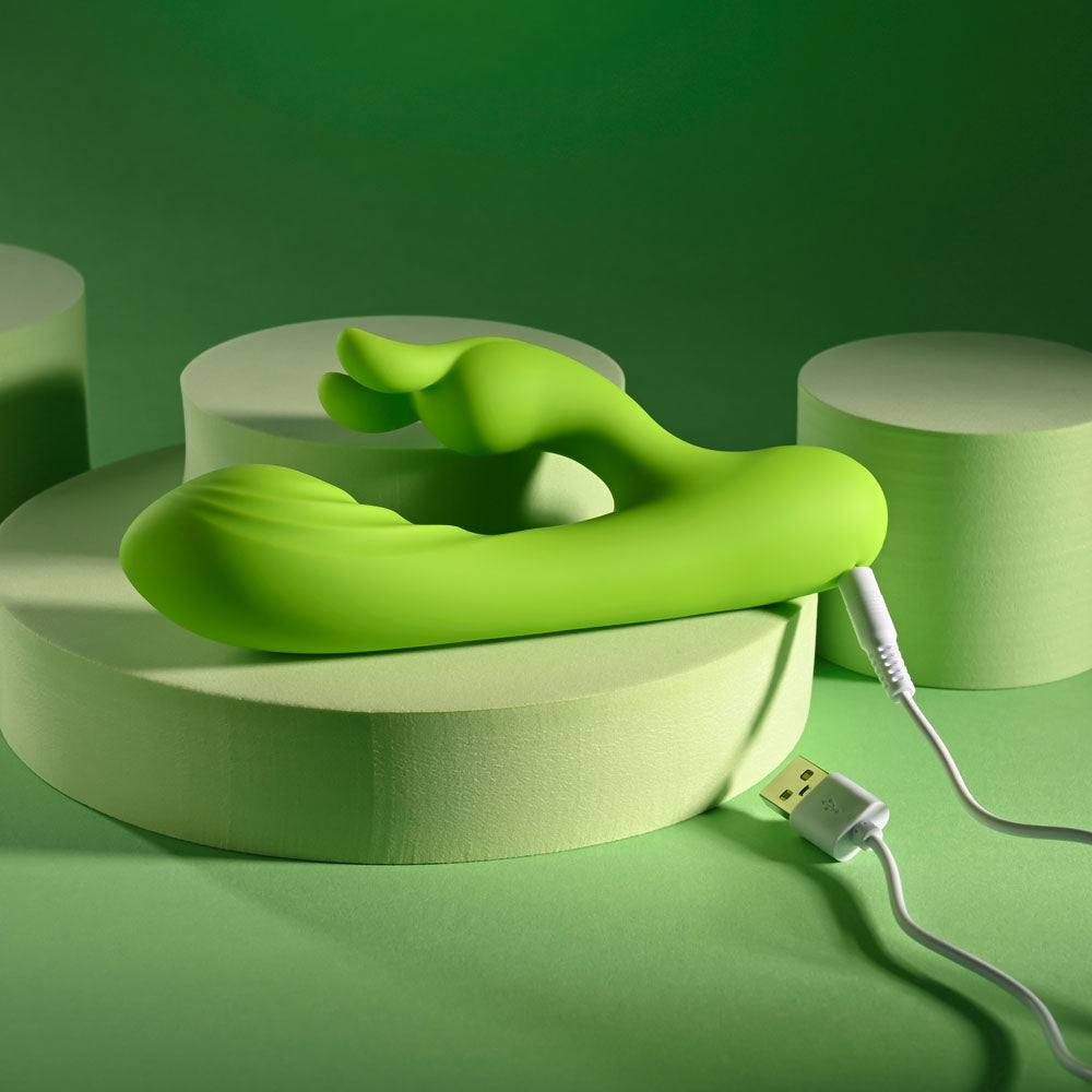 Evolved Brat Bunny Green 16.2 Cm Usb Rechargeable Rabbit Vibrator