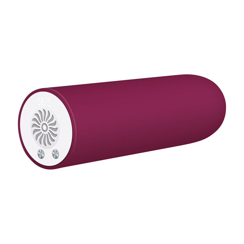 Evolved Mighty Thick Burgundy Red 9 Cm Usb Rechargeable Bullet